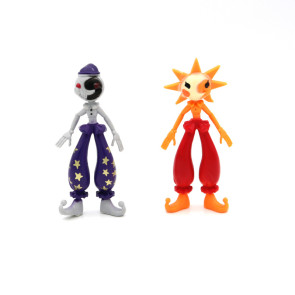 Five Nights at Freddy's Sun And Moon Daycare Attendant Figure Statue Set