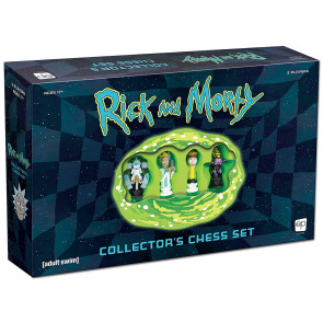 The Op Games Rick And Morty Collector's Chess Set