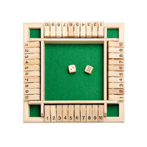 Four Sided Flop Games Digital Wooden Board Game