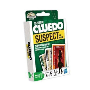 Hasbro Cluedo Suspect Card Game Travel
