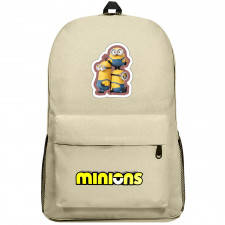 Minions Backpack SuperPack - Bob Dave And Kevin Sticker