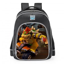 Super Mario Kart Bowser School Backpack
