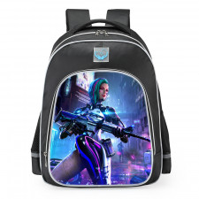 Free Fire A124 Character School Backpack