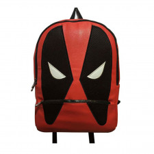Deadpool Face Shape Backpack Schoolbag Rucksack
