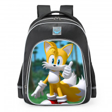 Sonic Colors Ultimate Miles Tails Prower The Hedgehog School Backpack