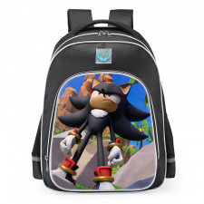Sonic Origins Shadow The Hedgehog School Backpack
