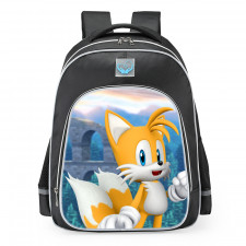 Sonic Prime Tails School Backpack