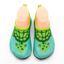Kids Water Shoes Barefoot Quick Dry Aqua Socks - Turtle