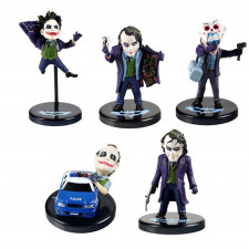 Batman The Dark Knight Joker Figure Set 5 Pcs