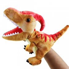 Parasaurolophus Hand Puppet Dinosaur Plush Toy