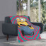 Minions Dave Blanket Throw - Dave Tongue Out Poster