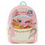 Disney Cinderella Pink Gus And Jaq Teacup Loungefly Mini Backpack - Cinderella Loungefly