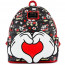Mickey Mouse And Minnie Mouse Kissing Loungefly Mini Backpack