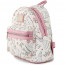 Disney Beauty And The Beast Belle Pink Allover-Print Loungefly Mini Backpack - Belle Loungefly