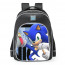 Super Smash Bros Ultimate Sonic School Backpack