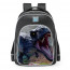 Smite Jurassic World Camp Cretaceous Tyrannosaurus Rex T-Rex School Backpack