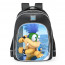 Super Mario Villain Larry Koopa School Backpack
