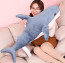 Giant Shark Plush Pillow 100cm