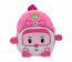 Pink Robocar Poli Soft Small Backpack Schoolbag Rucksack