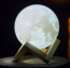 CPLA Lighting Night Light LED 3D Printing Moon Lamp 3.9inch 10cm