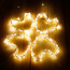 Pack of 120 LED Bendable Christmas Lights Solar Powered