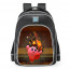 Kirby And The Forgotten Land Volcano Fire Kirby School Backpack