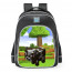 Minecraft Cow School Backpack