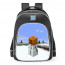 Minecraft Snow Golem School Backpack
