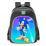 Sonic Colors Ultimate Sonic The Hedgehog School Backpack