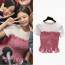 Blackpink Jennie Ruffled Pink Top
