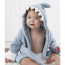 Baby Aspen Let the Fin Begin Terry Shark Robe Hooded 0-9 Months