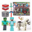 Minecraft Overworld Comic Maker Figure Pack, Diamond Steve With Horse and Zombie