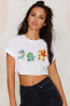 Sexy Pokemon Small Tee T-Shirt Multi Characters
