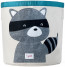 3 Sprouts Canvas Storage Bin Raccoon