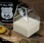 Half Pint Creamer Milk Carton Shape Tempered Glass