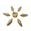 Konky Finger Hand Alloy Fidget Focus Squeaker Spinner