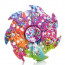 Heptagon Multi Color Jagged Fidget Spinner