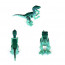 Dinosaurs Jurassic Brick Minifigure Custom Set 12 Pcs