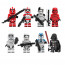 Darth Vader And Crops Trooper Guard Star Wars Brick Minifigure Custom Set 8 Pcs