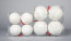 4 Elegant Christmas Tree Bulbs - 3 Inch