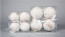 4 Elegant Christmas Tree Bulbs - 3 Inch