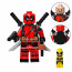 Deadpool Symbiote Brick Minifigure Custom Set 8 Pcs