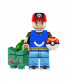 Pokemon Trainers Brick Minifigure Custom Set 8 Pcs