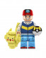 Pokemon Trainers Brick Minifigure Custom Set 8 Pcs