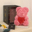 Valentine's Day Rose Bear - Box Set With Light Effect Rose Bear For Valentine's Day Gift