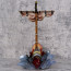 One Piece Portgas D Ace Fire Power Ship GK Figure Statue With Light Effect