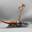 One Piece Portgas D Ace Fire Power Ship GK Figure Statue With Light Effect