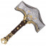 God Of War Ragnarok Thor Hammer Mjolnir - High Quality 1:1 Scale Mjolnir Figure Statue