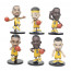 NBA Golden State Warriors Players Figure Set 6 Pcs