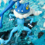 Pokemon Froakie Frogadier Greninja GK Figure Statue With Light Effect